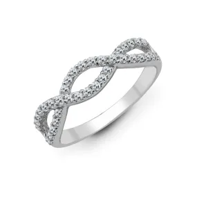 18ct White 0.39ct Diamond Ring