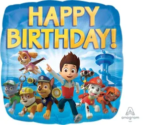 45cm Standard HX Paw Patrol Happy Birthday S60