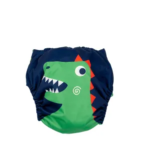 Baby/Toddler Reusable Cloth Pocket Diaper ( 2 Inserts) - Devin the Dinosaur