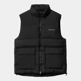 Carhartt WIP Mens Springfield Vest - Black / Blacksmith