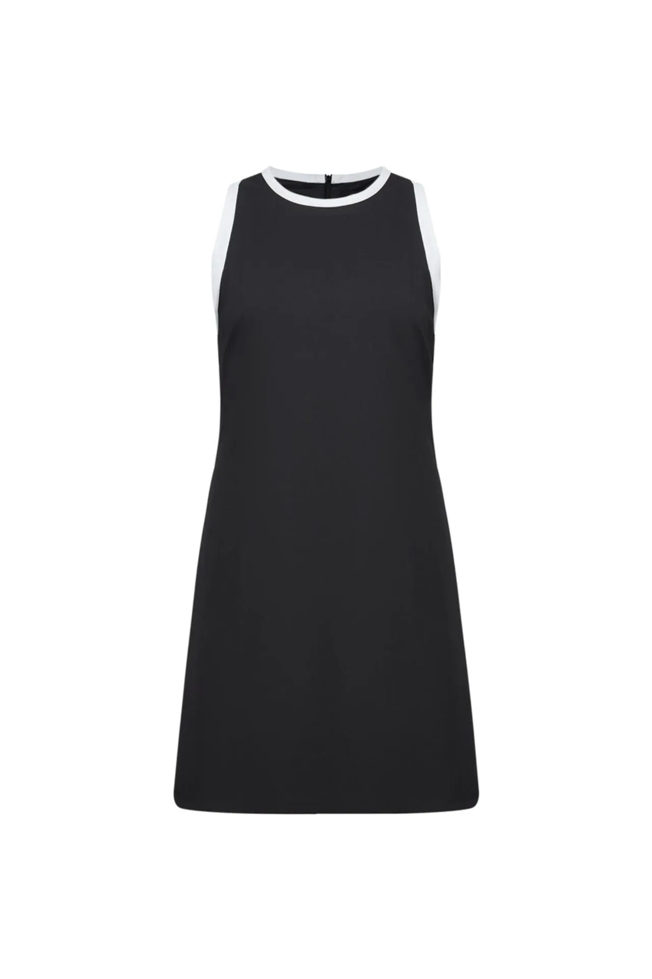 Colorblock Sleeveless Shift Dress