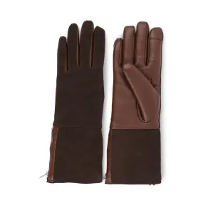 Cremona - Elegant Zip Gloves with Shearling