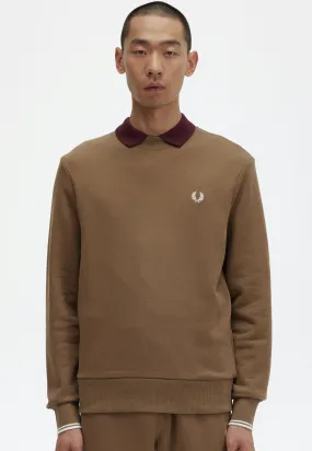 Fred Perry - Crew Neck Shaded Stone - Sweater