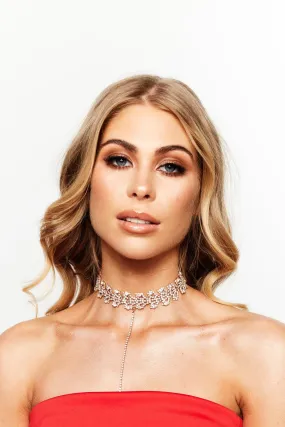 Glazori Romee Drop Choker Gold