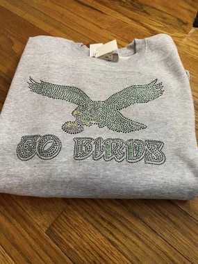 GO BIRDS BLING RHINESTONES