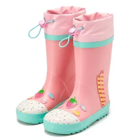 Ms. Toothsy Candy Flexible Rubber Rain Gumboots for Toddlers and Kids