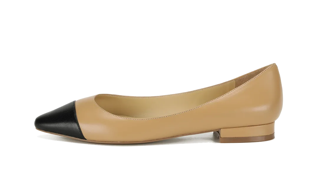 Natalia Two Toned Flats