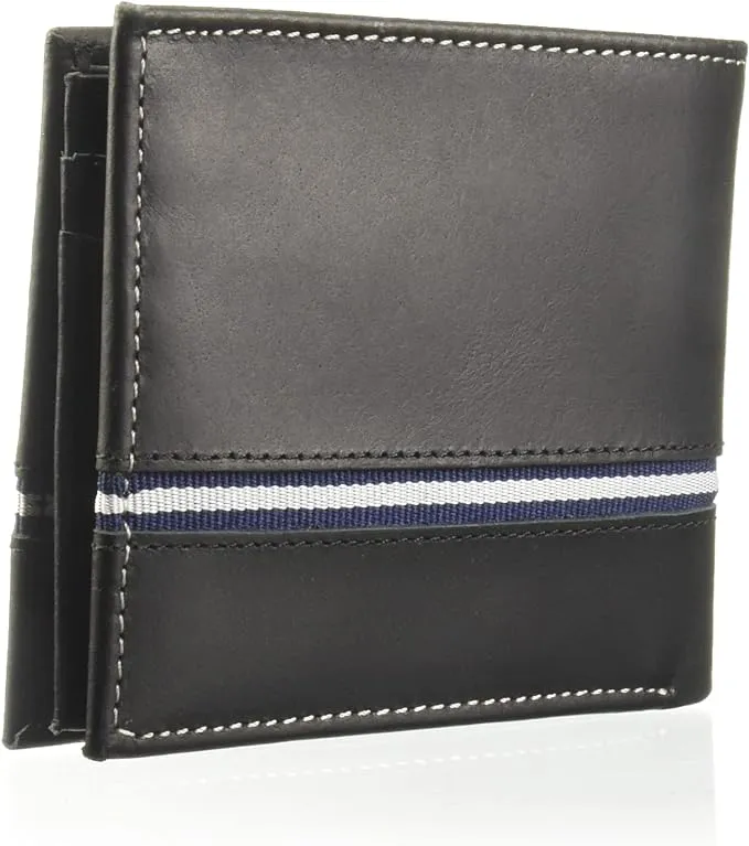 Nautica Men's Classic Leather Bifold RFID Wallet