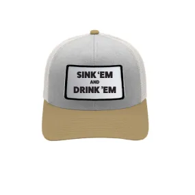 Sink 'Em and Drink 'Em | Men's Structured Trucker Hat