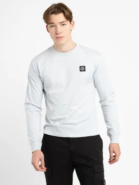 Sky Blue Long-Sleeve Cotton Shirt