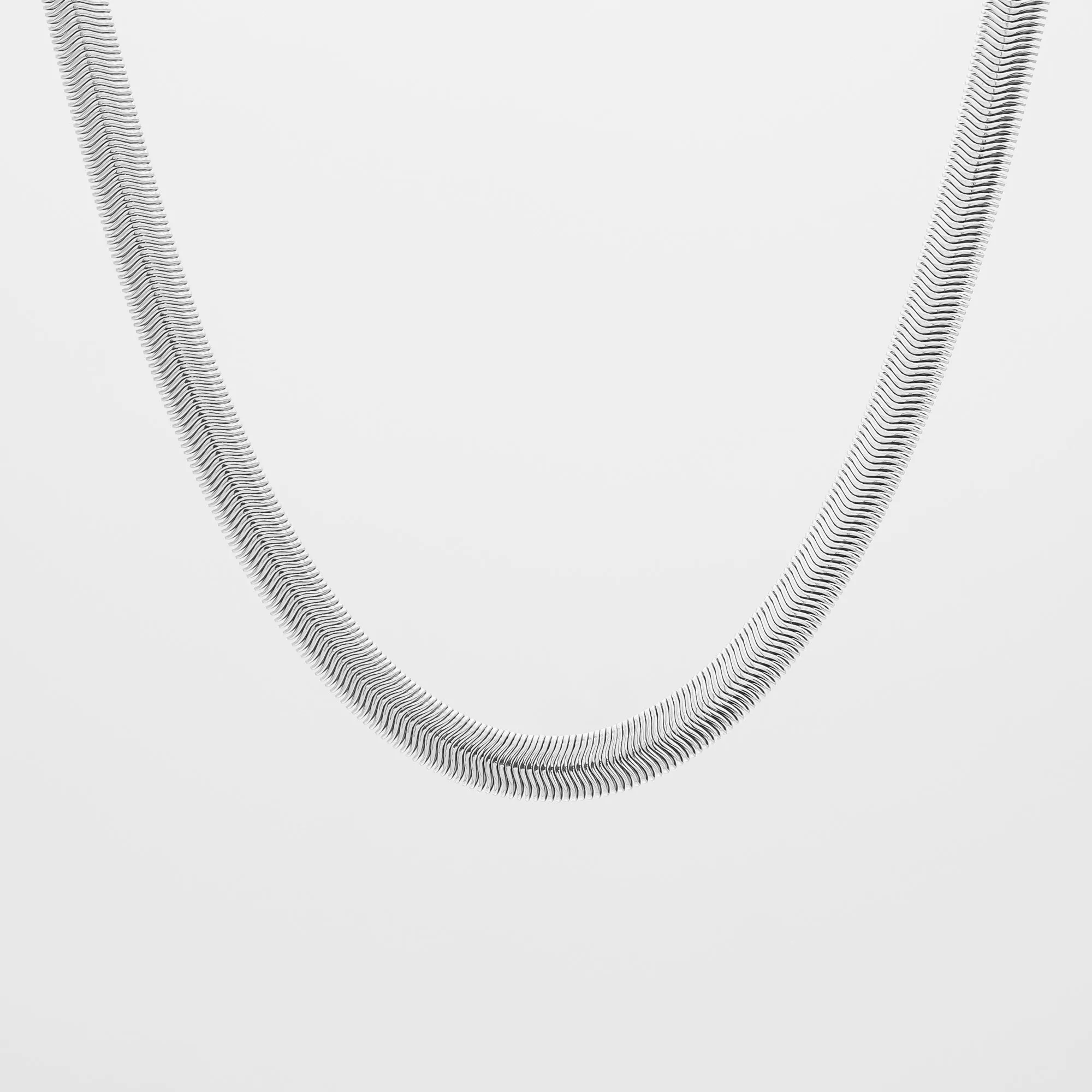 Skyla Chunky Herringbone Necklace