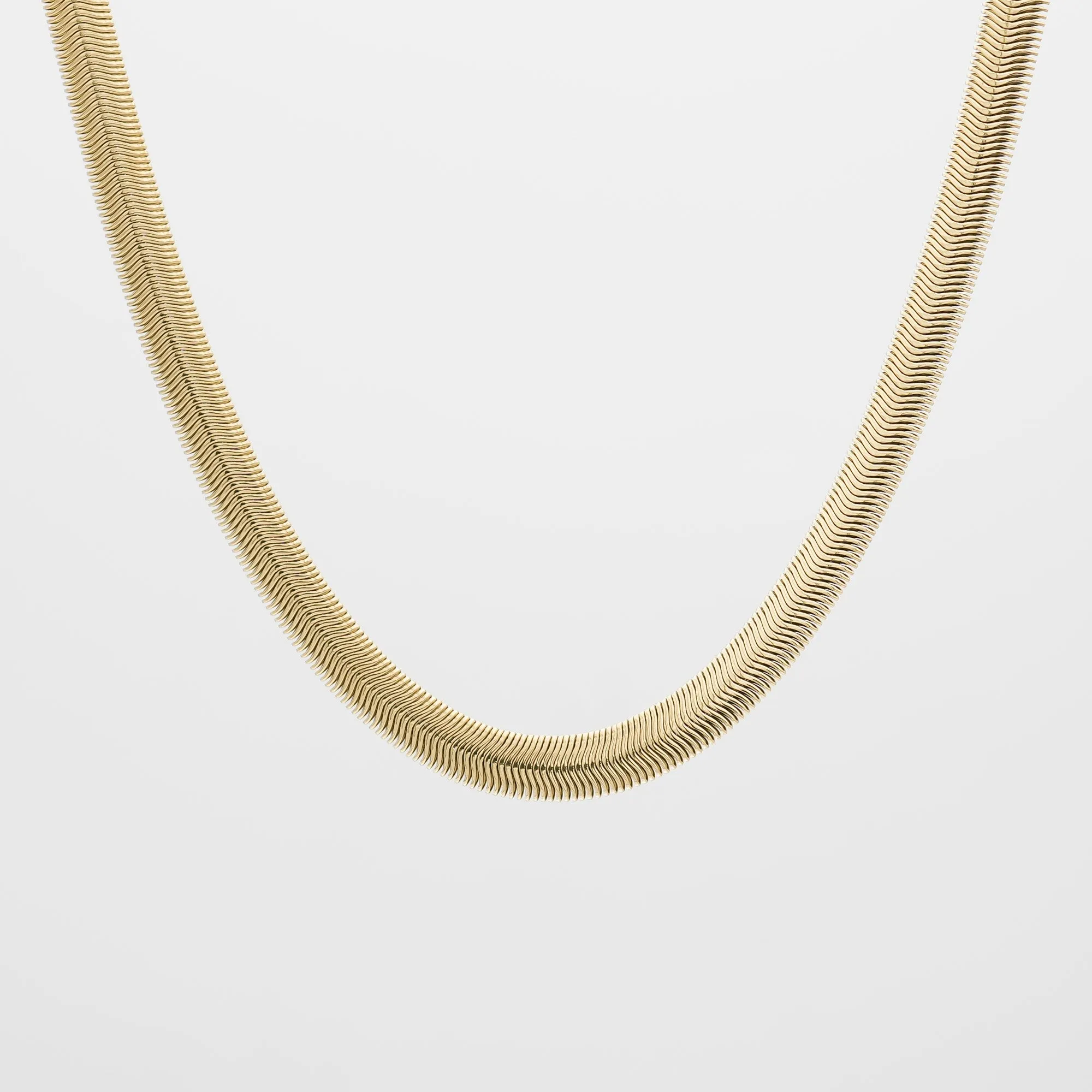 Skyla Chunky Herringbone Necklace