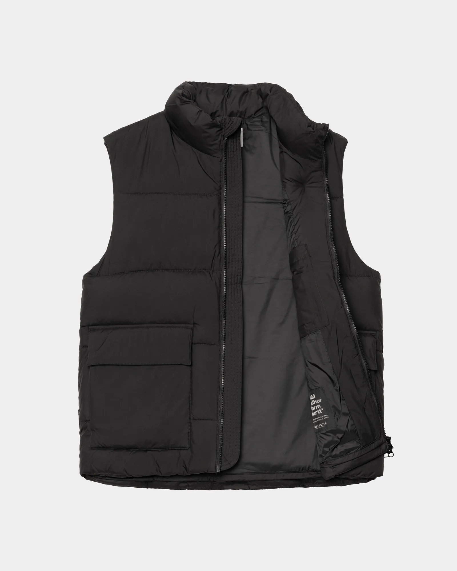 Springfield Vest | Black / Misty Grey