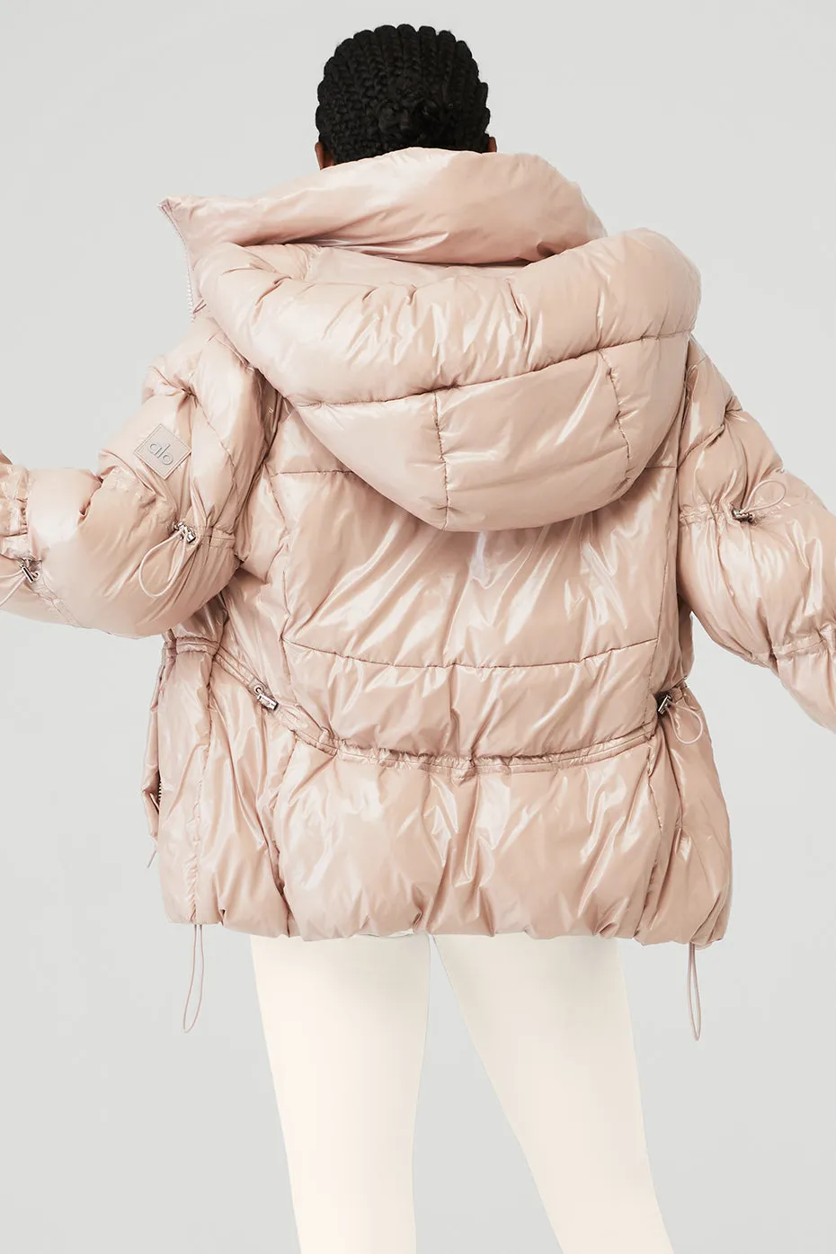 Stunner Puffer Jacket - Dusty Pink